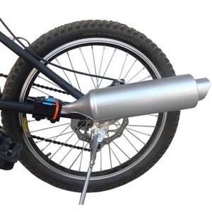 lot 8281 image: Bicycle Exhaust Sound System, Bike Motorcycle Spoke Turbo Exhaust Pipe System