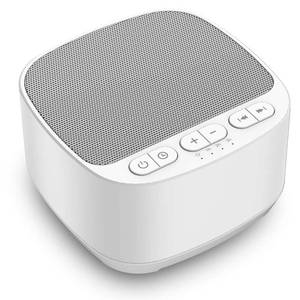 lot 8285 image: Magicteam Sleep Sound White Noise Machine with 40 Natural Soothing Sounds and Memory Function 32 Levels of Volume Powered by AC or USB and Sleep Timer Sound Therapy for Baby Kids Adults (B-White)