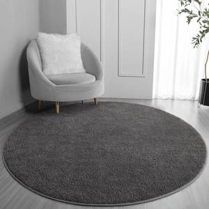 lot 11700 image: FlyDOIT Round Area Rugs for Bedroom Living Room, 5x5 Dark Grey Super Soft Comfy Thickened Memory-Foam Indoor Circle Carpet, Modern Aesthetic Minimalist Carpet for Boys Girls Adults Nursery Home D�cor (Used)
