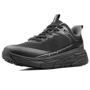 lot 11710 image: TDIDIS Mens Walking Running Shoes Cushion Comfortable Cross-Training Tennis Workout Gym Athletic Fashion Sneakers Black Size 11