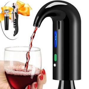 lot 11722 image: Wine Aerator Electric Wine Decanter Best Sellers One Touch Red -White Wine Accessories Aeration Work with Wine Opener for Beginner Enthusiast - Spout Pourer - Great Fathers Day Gift