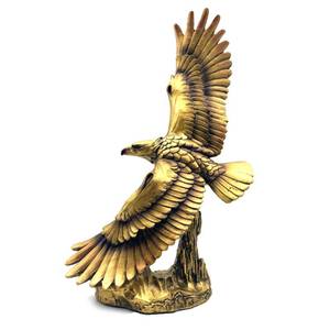 lot 11725 image: SHTWX 13 Inch Resin Eagle Statue Sculpture Frgurine Gift for Home Office Living Room Desktop Display Decorative Decoration