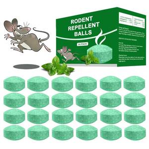 lot 11761 image: Mouse Rodent Repellent, 24 Pack Peppermint Oil to Repel Mice and Rats�� Works for Mice Repellent, Squirrels, IndoorOutdoor Use, Safe for Homes & Pets