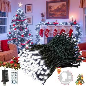 lot 12209 image: 2026 New Voice Control 88ft 240LED Smart Christmas String Lights OutdoorIndoor  String Lights with Remote, 12Modes, 7Voice Commands & Timers, Christmas Twinkle Light for Xmas Tree Decor (Cool White)