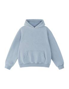 lot 12229 image: Hatant Mens Hoodies Pullover Oversized Sweatshirt Heavyweight Acid Washed Hoodie Big and Tall for Men Couples Streetwear, Workout, Casual, Dusk Blue, 2XL