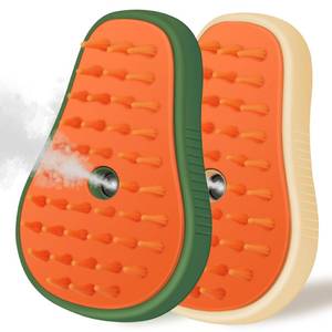 lot 12231 image: Cat Steam Brush, 3 in 1 Dog Steamy Brush, Silicone Massage Grooming Comb, Pet Hair Cleaning Misting Comb for Cats Dogs(Avocado WhiteGreen)