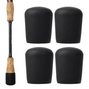 lot 12266 image: Dovesun Fishing Rod Butt Cushion Fishing Rod Seat Cushions Fishing Rod Protector Fishing Rod Butt Cap End Fishing Rod Holders Small(1.22in) Black 4pcs
