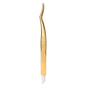 lot 12273 image: Velour Too Real Xtension Lash Applicator  Gold Stainless Steel  Double Ended Lash Tool for Easy False Eyelash Application