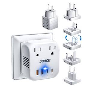 lot 12283 image: DOACE 2000W Power Adapter Voltage Converter US to Europe for Hair Dryers