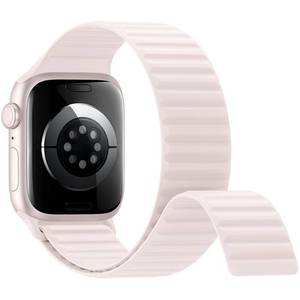 lot 12301 image: Magnetic Silicone Sport Bands Compatible with Apple Watch Band 40mm 38mm 41mm 42mm 44mm 45mm 46mm 49mm for Women Men, Soft Strap Loop Wristband for iWatch bands Series 11 10 9 8 7 6 5 4 3 2 1 SE Ultra