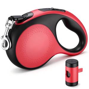 lot 12309 image: Segarty 16 Ft Retractable Leash with Waste Bag Dispenser, 5m Dog Leash Anti-Slip Handle and 360°Tangle-Free Retraction for Pets up to 66 lbs, Dogs Walking Accessories with One-Handed Brake Pause Lock