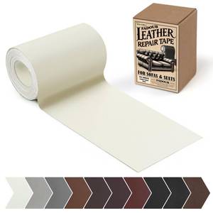 lot 12322 image: Fadoub Leather Repair Patch, Self Adhesive Leather Repair Tape Kit Cream