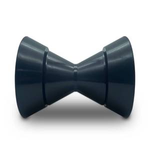 lot 12335 image: COLOFULWAY 4 Boat Trailer Roller Assembly Poly Bow Roller with Spoke fits 12 Shaft, Polyurethane(Black)
