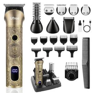 lot 12338 image: Ufree 7-in-1 Beard Trimmer for Men, Electric Razor Shaver, Men Grooming Kit (Used)