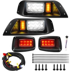 lot 13394 image: VYYOKMU EZGO LED Headlight Tail Light Kit, Golf Cart Headlight Taillight
