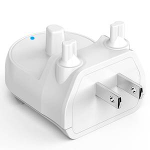 lot 14194 image: Charger for Oral-B Electric Toothbrush, Compatible with Oral-B io4io5io6, Genius 80009000, Pro 1000200030005000, 370937283756  Direct Plug-in Waterproof Outlet Charger Base Hygienic White