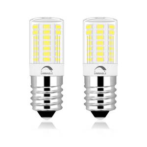 lot 14216 image: LFLAMPON KEI D28x kel 2816x Freezer Bulb Replacement, E17 LED Bulb Dimmable, E17 Light Bulbs Daylight 5000K 4W, E17 Intermediate Base for Refrigerator, Microwave, Range Hood Over Stove, 2 Pack