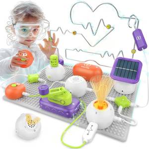 lot 19752 image: Science Kits for Kids - STEM Kits for Kids, Electronics Exploration Kit, Over 150 Projects, 14 Circuit Parts, STEM Educational Toy Gifts for Kid Boys Girls Ages 3 4 5 6 7 8 9 10 11 12