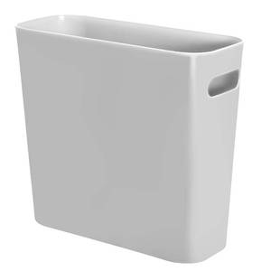 lot 19759 image: Youngever 1.5 Gallon Slim Trash Can, Plastic Garbage Container Bin, Small Trash Bin with Handles for Home Office, Living Room, Study Room, Kitchen, Bathroom (1 Pack Grey)