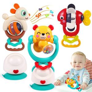 lot 19767 image: Baby Toys 6-12 Months, Removable Baby Rattle, 6 Month Old High Chair Toys