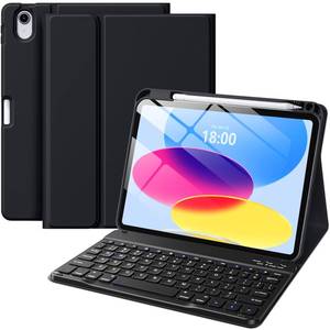 lot 20256 image: Wenlaty for iPad (A16) 11th10th Generation Case with Keyboard, Black