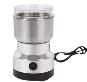 lot 2147 image: spice grinder electric��Electric Coffee and Spice Grinder, Multi-Function Pulverizer, Stainless Steel, 10.5 x 10.5 x 17.5 cm
