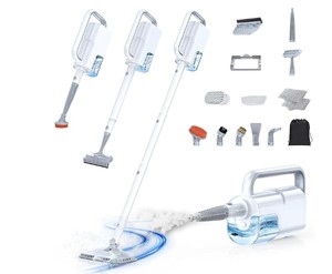 lot 5553 image: Labigo Steam Mop and Handheld Steamer 10-in-1