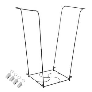 lot 1330 image: Trash Bag Holder, Garbage Bag Holder, Metal Leaf Bag Holder Stand