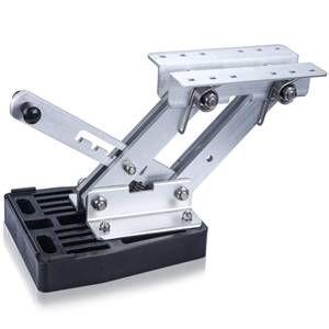 lot 1382 image: Marinebaby Boat Outboard Motor Bracket, Aluminum Boat Engine Support 20 HP