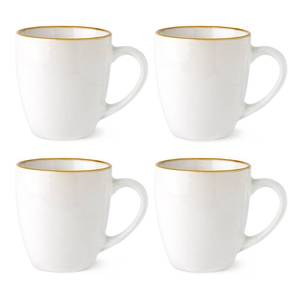 lot 1390 image: GBhome Ceramic Coffee Mugs Set of 4, 12oz Stoneware Coffee Mugs Set For Dad Mom Women MEN, Light Weight Ceramic Coffee Cups for LatteTeaBeerHot Cocoa, Dishwasher and Microwave Safe