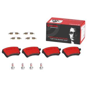 lot 2180 image: Brembo P85099N Premium Ceramic Rear Disc Brake Pad Set AUDI OE# 8K0698451B