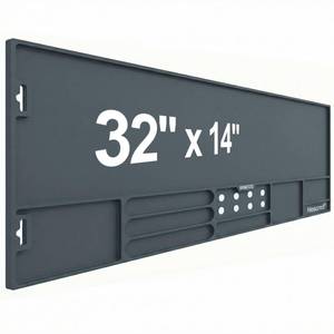 lot 2181 image: Hescred Gun Cleaning Mat 32inx14in, Large Magnetic Gun Cleaning Mat for All Guns Anti-Slip Rubberized Workbench Mat, Anti-Slip with Organizer Parts Tray