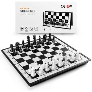 lot 2186 image: Chess Sets Travel Board Games Magnetic Folding Chess Board with Instructions Teen Gifts Family Games Educational Toys for Kids and Adults 9.5 Inch