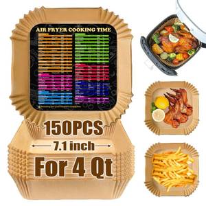 lot 2187 image: Air Fryer Liners 4QT for Chefman Air Fryer, Airfryer Liners Disposable 7.1 Inch Air Fryer Paper Liners for Instant Pot Vortex Plus 4QT Air Fryers, 150PCS