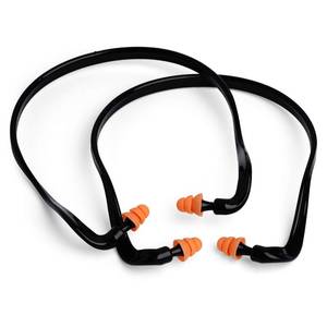lot 2192 image: 2 Pairs Soft Banded Silicone Reusable Washable Ear Plugs for Sleeping Swimming Noise Hearing Protection Earplugs Music Concerts Construction Shooting Hunting Motor Sports