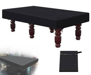 lot 2207 image: A 8 Foot Billiard Pool Table Cover with Storage Bag