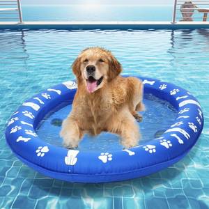 lot 2222 image: Lifeunion Dog Pool Float Inflatable Floating Mat for Small Medium Large Dogs Up to 65lb Summer Dog Raft for Lake River Swimming Pool