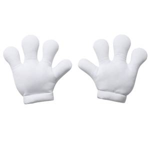 lot 2243 image: Potato-Inspired 3D Cartoon Mouse Gloves with Polyester Fiber Fill 10 Inches - Classic Cartoon Style Costume Accessories for Cosplay Halloween Parties, Role-Playing Games (One Size Fits All)