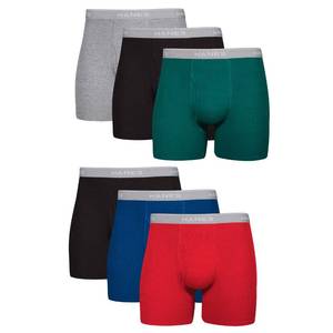 lot 2255 image: Hanes Men Hanes Boxer Briefs, Cool Dri Moisture-Wicking Underwear, Cotton No-Ride-up for Men, Multi-Packs Available