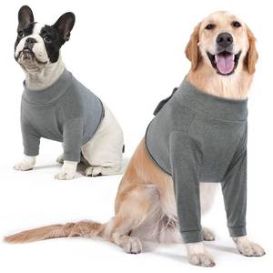 lot 2262 image: IDOMIK Dog Recovery Suit, Dog Surgery Recovery Suit Front Legs, Comfy Joint Leg Sleeves After Surgery, Elbow Braces Protector for Leg Injuries and Joint Pain, Cone Collar Alternatives,Grey,L