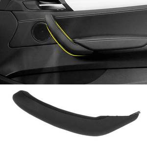 lot 2269 image: Jaronx Handle Cover - Genuine Leather Outer Cover for BMW X3X4 F25F26 2010-2017, Right Side Passenger Door, Black, Half Part Replacement