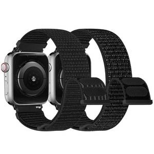 lot 2278 image: WolliLe Nylon Sport Loop Band Compatible with Apple Watch Band 38mm 40mm 41mm 42mm 44mm 45mm 46mm 49mm Women Men, Soft Breathable Strap for iWatch Series 11 10 9 8 7 6 5 4 3 2 1 SE Ultra 321