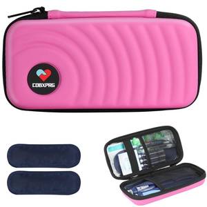 lot 2305 image: CDBXPRG Insulin Cooler Travel Case,Diabetic Cold Pack Organizer Bag with 2 Reusable Ice Packs for Insulin Pen and Other Medication Diabetic Supplies Pink