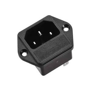 lot 2356 image: uxcell AC 250V 10A 250V 6.3A 3 Pins IEC320 C14 Inlet Power Socket W Fuse Holder 1Set
