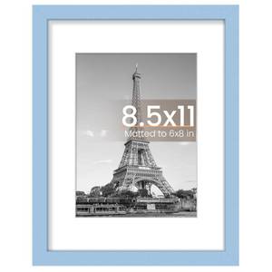 lot 4401 image: upsimples 8.5 By 11 Picture Frame, Certificate Frames, Blue 1 Pack
