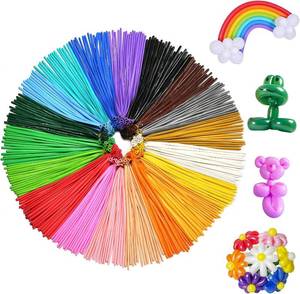 lot 4409 image: 400pcs Twisting Balloons, 260 Long Balloons Assorted Colors