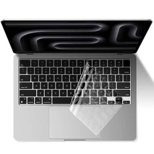 lot 4430 image: EooCoo Premium Keyboard Cover Skin Protector, Laptop Accessories Compatible with 2026 2025 2024 2023 2022 2021 M5-M1 ProMax MacBook Pro 1416, M5-M2 MacBook Air 1315, 2026 MacBook Neo 13, Clear