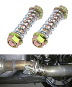 lot 4431 image: SCUARI 2PCS Automobile Exhaust Bolts and Springs,Car Accessories,M10-1.5x67mm Automotive Exhaust Spring Bolt and Nut Hardware Repair Replacement Kit,Fit for Most Cars,Trucks,SUVs,Motorcycles(Gold)