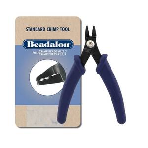 lot 4475 image: Beadalon Crimp Tool Standard - Fits Crimp Beads #1-3, Crimp Tubes #2-3, Dark Blue, 5.25 in  13.3 cm