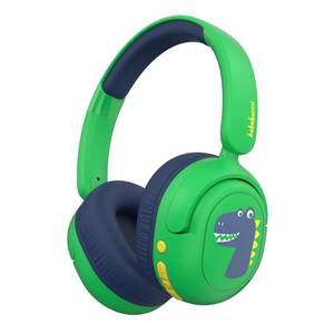 lot 4497 image: JBUNION Bluetooth Kids Headphones, Wireless Headphones for Kid with Mic, 758594dB Volume Limited, Includes 3.5mm Aux Cord, Foldable Dinosaur Teens Headset for School, Home, Travel, Tablet